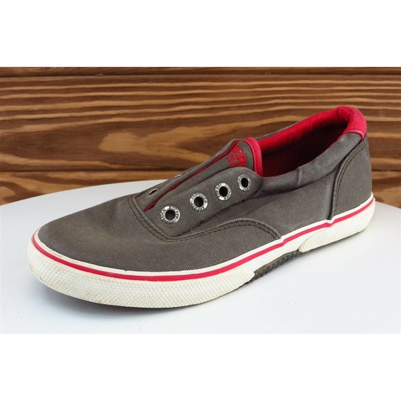 Sperry Top-Sider Toddler Boys 13.5 Medium Brown Boat‎ Shoe Fabric Halyard - Picture 1 of 8